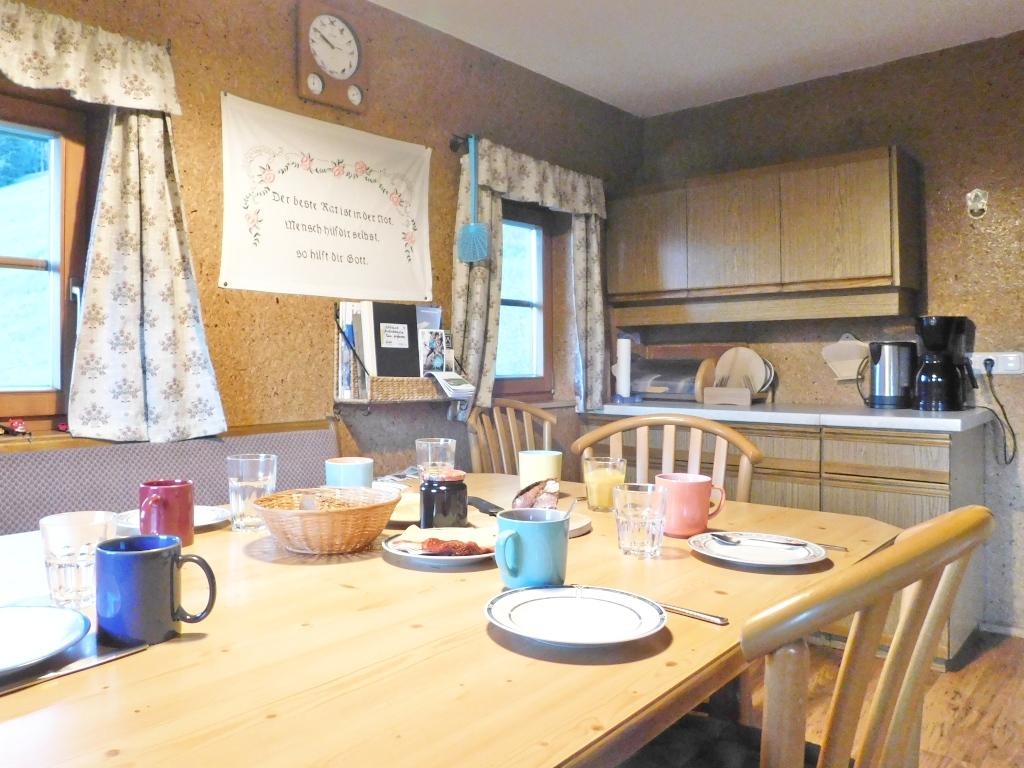 Berghütte Breitenbachalm im Villgratental ... die geräumige Küche