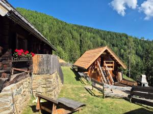 Glanzeralm im Biosphrenpark Nockberge Htte Nockberge